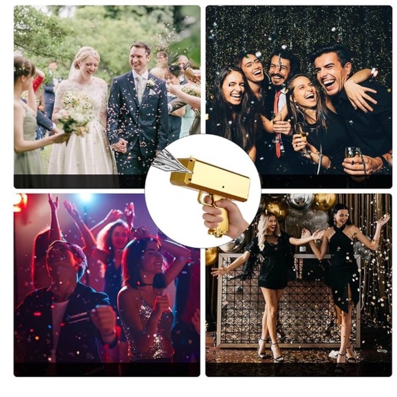 Prop Gold Money Shooter Gun That Look Real - Picture 3 of 3